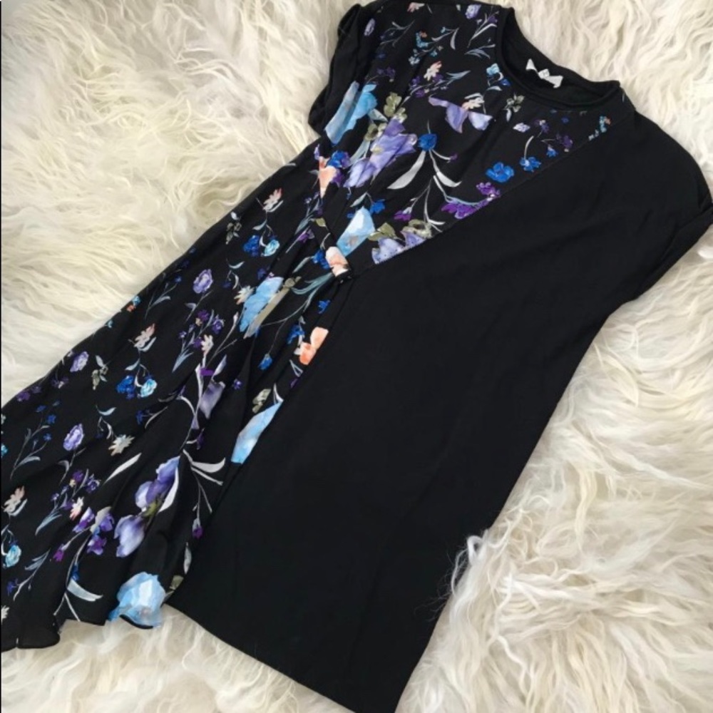 3.1 Phillip Lim Floral Asymmetric T-shirt/Dress